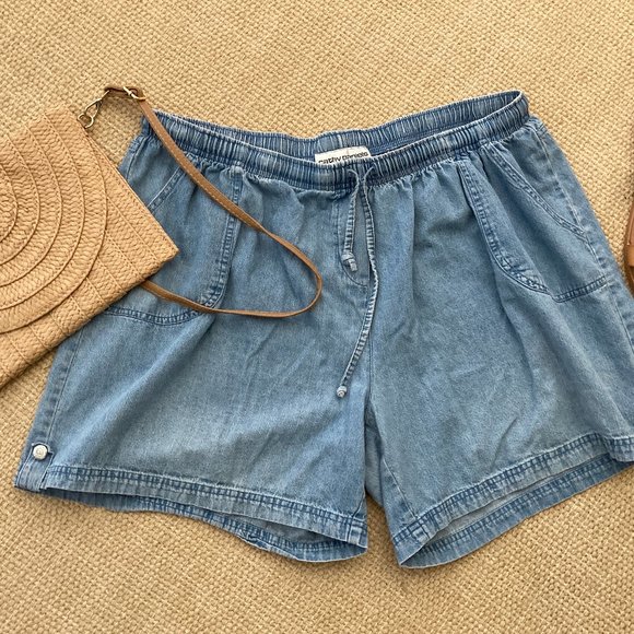 Cathy Daniels Blue Cotton Drawstring Boxer Shorts XX Large - Picture 2 of 5